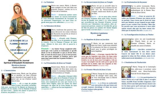 Image de Brochure du Rosaire / Français