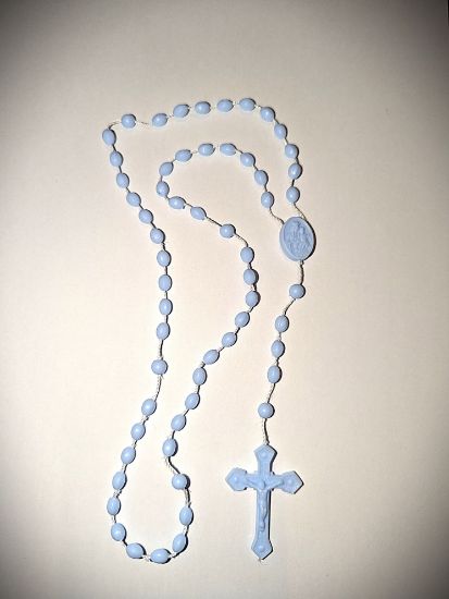 Picture of Plastic rosary / Blue