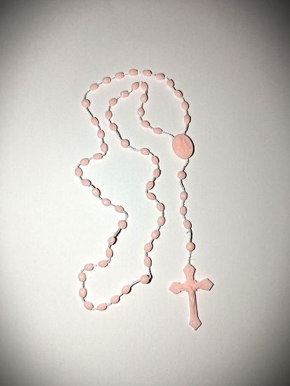 Picture of Plastic rosary / Pink