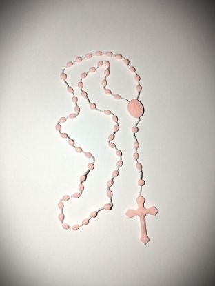 Image de Chapelet Plastique / Rose