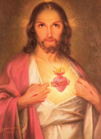 Picture of Picture of the Sacred Heart of Jesus – 5" x 7" / 12.7cm x 18cm