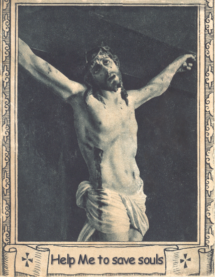 Picture of Picture of Jesus on the Cross / English / 7,4" x 9,5" / 18cm x 24cm