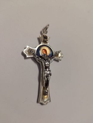 Picture of Metal Cross / White