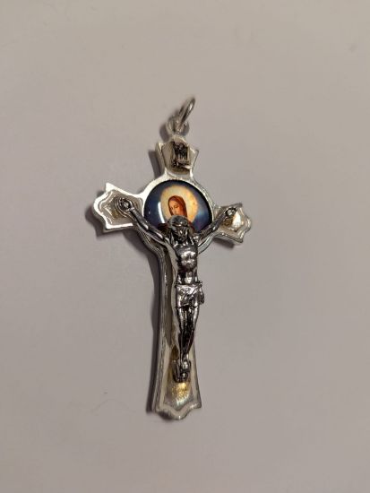 Picture of Metal Cross / White