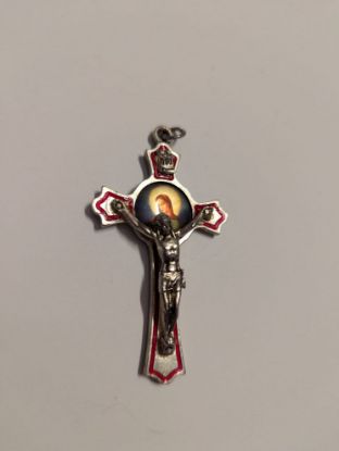 Picture of Metal Cross / Red