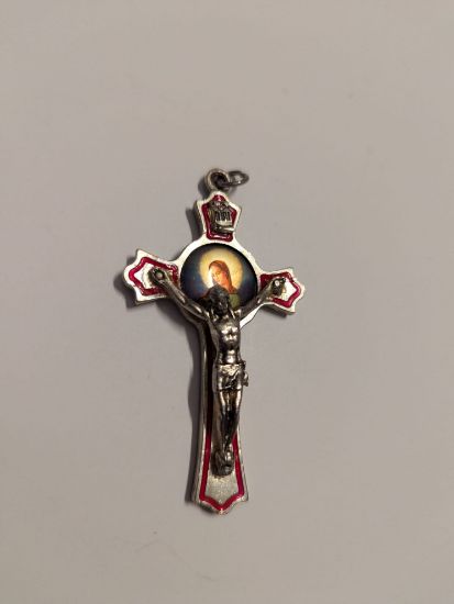 Image de Croix de Métal / Rouge