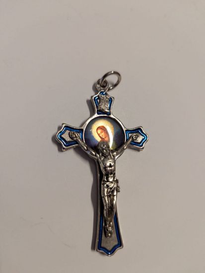 Image de Croix de Métal / Bleu