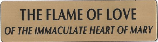 Picture of English Label(4) / For Flame of Love Statue 19"