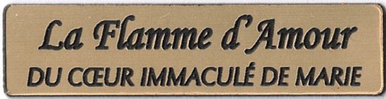 Picture of French Label(1) / For Flame of Love Statue 12"